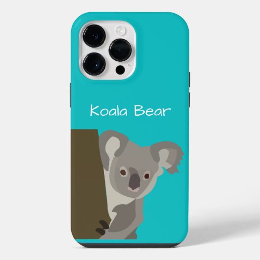 オーダーメイド かわいいコアラ iPhoneケース (裏面)