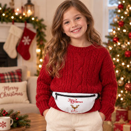 オーダーメイド かわいいトナカイ メリークリスマス ファニーパック