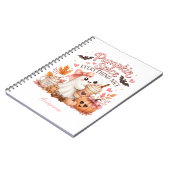 オーダーメイド かわいいハロウィンノート ノートブック (左側)