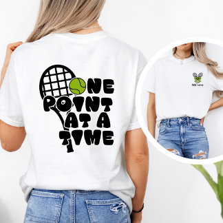 オーダーメイド かわいい女子テニス リボン Tシャツ