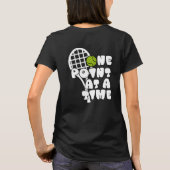 オーダーメイド かわいい女子テニス Tシャツ (裏面)