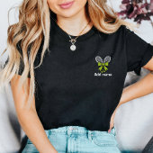 オーダーメイド かわいい女子テニス Tシャツ