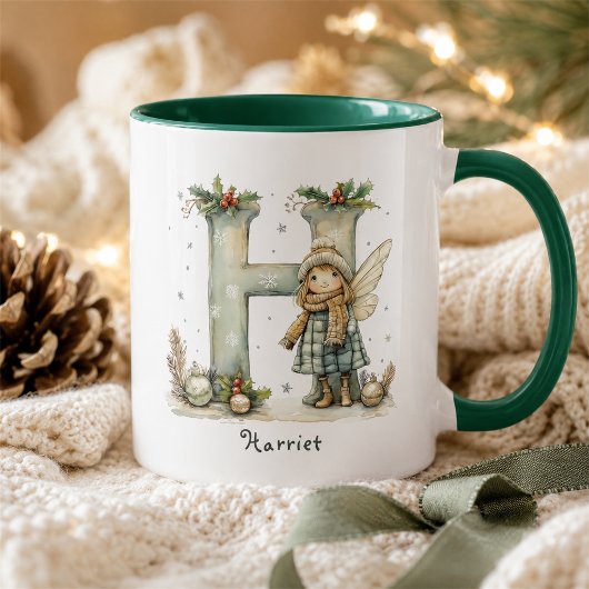 オーダーメイド かわいい妖精 クリスマスギフト マグカップ