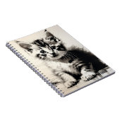 オーダーメイド：かわいい子猫 | ノートブックのジャーナル ノートブック (右側)