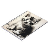 オーダーメイド：かわいい子猫 | ノートブックのジャーナル ノートブック (左側)