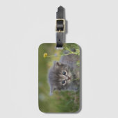 オーダーメイド かわいい子猫 ラゲッジタグ (正面縦)