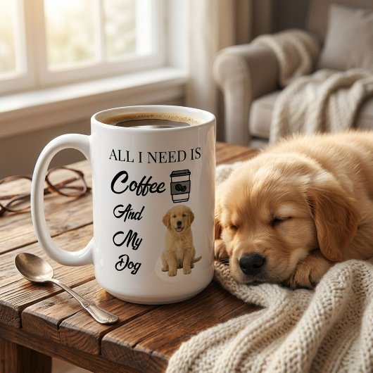 オーダーメイド かわいい犬好き 完全オリジナルデザイン コーヒーマグカップ