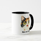 オーダーメイド かわいい猫のIce Dayギフト マグカップ (正面右)