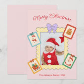 オーダーメイド かわいい クリスマス フォトコラージュ (正面/裏面)