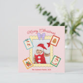 オーダーメイド かわいい クリスマス フォトコラージュ (スタンド正面)