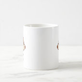 オーダーメイド かわいい コーヒー豆 キャラクター コーヒーマグカップ (中央)