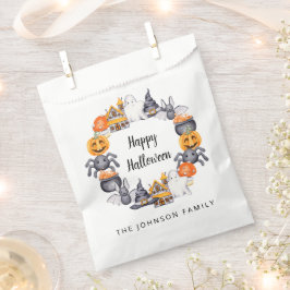オーダーメイド かわいい ハッピーハロウィン イラスト フェイバーバッグ
