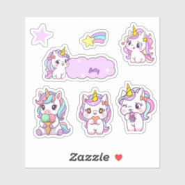 オーダーメイド かわいい ユニコーン シール