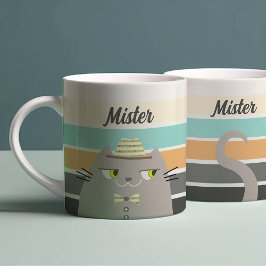オーダーメイド かわいい レトロ コーヒーマグカップ