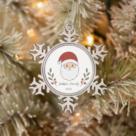 オーダーメイド もこもこサンタのクリスマスツリー オーナメント