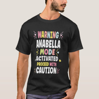 オーダーメイド アナベラ 女性へのギフト  名前入り アナベラ Tシャツ