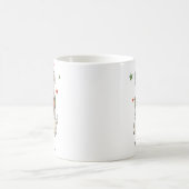オーダーメイド ウェスティ クリスマスリース コーヒーマグカップ (中央)
