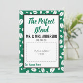 オーダーメイド ウェディングギフト コーヒーギフトカードホルダー シーズンカード (スタンド正面)