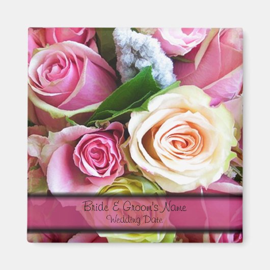 オーダーメイド ウェディングギフト マグネット (正面)