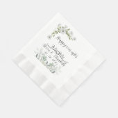 オーダーメイド ウェディングギフト Happily ever after 縁ありランチョンナプキン (角)