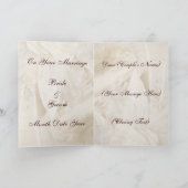 オーダーメイド ウェディング お祝い カード (内部)