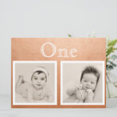 オーダーメイド ウェディング カップル 年齢 ローズゴールド テーブルナンバー (スタンド正面)