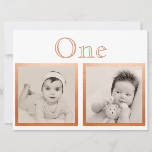 オーダーメイド ウェディング カップル 年齢 ローズゴールド テーブルナンバー (正面)