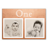 オーダーメイド ウェディング カップル 年齢 ローズゴールド テーブル ナンバー テーブルナンバー (裏面)