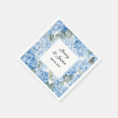 オーダーメイド ウェディング ハイドランジア 紙ナプキン スタンダードカクテルナプキン (角)