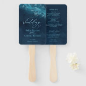 オーダーメイド ウェディング ハンドファン プログラム 海の波 (正面&裏面)