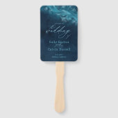 オーダーメイド ウェディング ハンドファン プログラム 海の波 (正面)