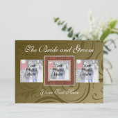 オーダーメイド ウェディング フォト カード (スタンド正面)