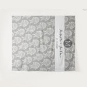 オーダーメイド ウェディング フォト 背景 新婦 新郎 モノグラム タペストリー (正面(横))