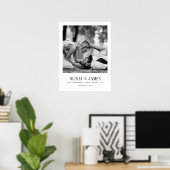 オーダーメイド ウェディング フォト & 詳細 ミュージアム スタイル ポスター (ホームオフィス)