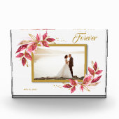 オーダーメイド ウェディング ブライドとグルーム フォトブロック (正面)