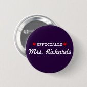 オーダーメイド ウェディング 缶バッジ (正面&裏面)
