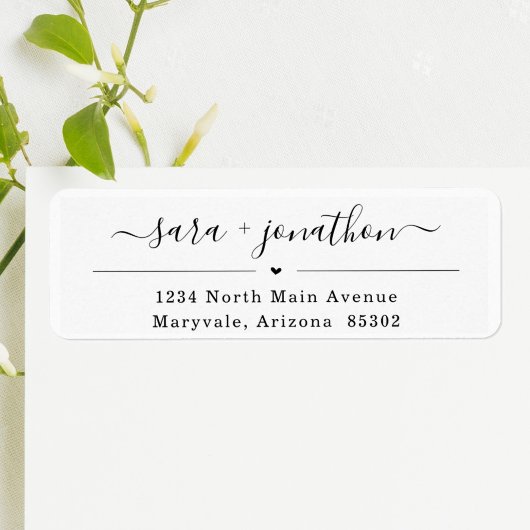 オーダーメイド ウェディング 返信先ラベル ラベル