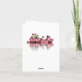 オーダーメイド エレガント ウェディング お祝い カード (裏面)