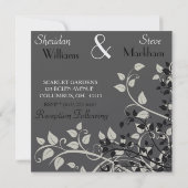 オーダーメイド エレガント ウェディング 招待状 (裏面)