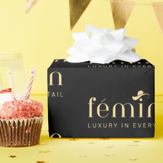 オーダーメイド エレガント ブランディング ラッピングペーパー (誕生日パーティー)