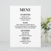 オーダーメイド - オリジナルメニューを作成 メニュー (スタンド正面)