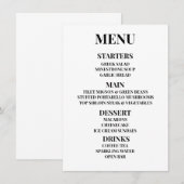 オーダーメイド - オリジナルメニューを作成 メニュー (正面/裏面)