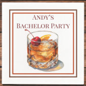 オーダーメイド オールドファッション バチェラーパーティー カクテル スタンダードカクテルナプキン