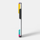 オーダーメイド カラフル 幾何学柄 iPhoneケース iPhone 14 Proケース (左側面)