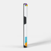 オーダーメイド カラフル 幾何学柄 iPhoneケース iPhone 14 Proケース (右側面)