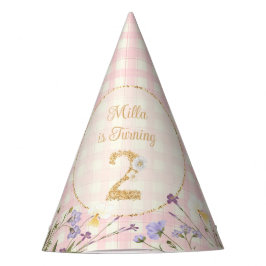 オーダーメイド ガーデンラビット 誕生日パーティーハット パーティーハット