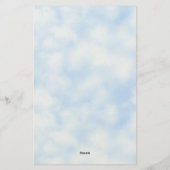 オーダーメイド キアゲハチョウ 青空 便箋 (裏面)
