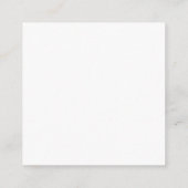 オーダーメイド キツネ ハーブティー エンクロージャーカード (裏面)