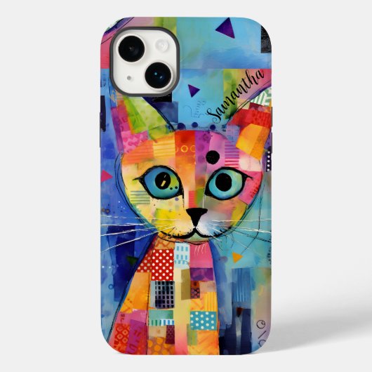 オーダーメイド キャリコ猫のスマホケース Case-Mate iPhoneケース (裏面)