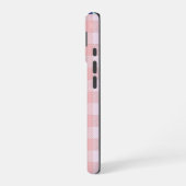 オーダーメイド ギンガムチェック柄 iPhone 16ケース (左側面)
